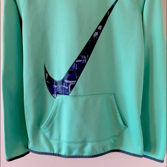 Nike Dry Fit Teal And Gray Hoodie - Picture 10 of 16
